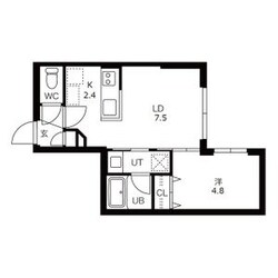 S-RESIDENCE琴似の物件間取画像